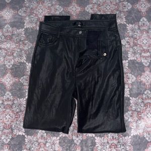 Leather pants